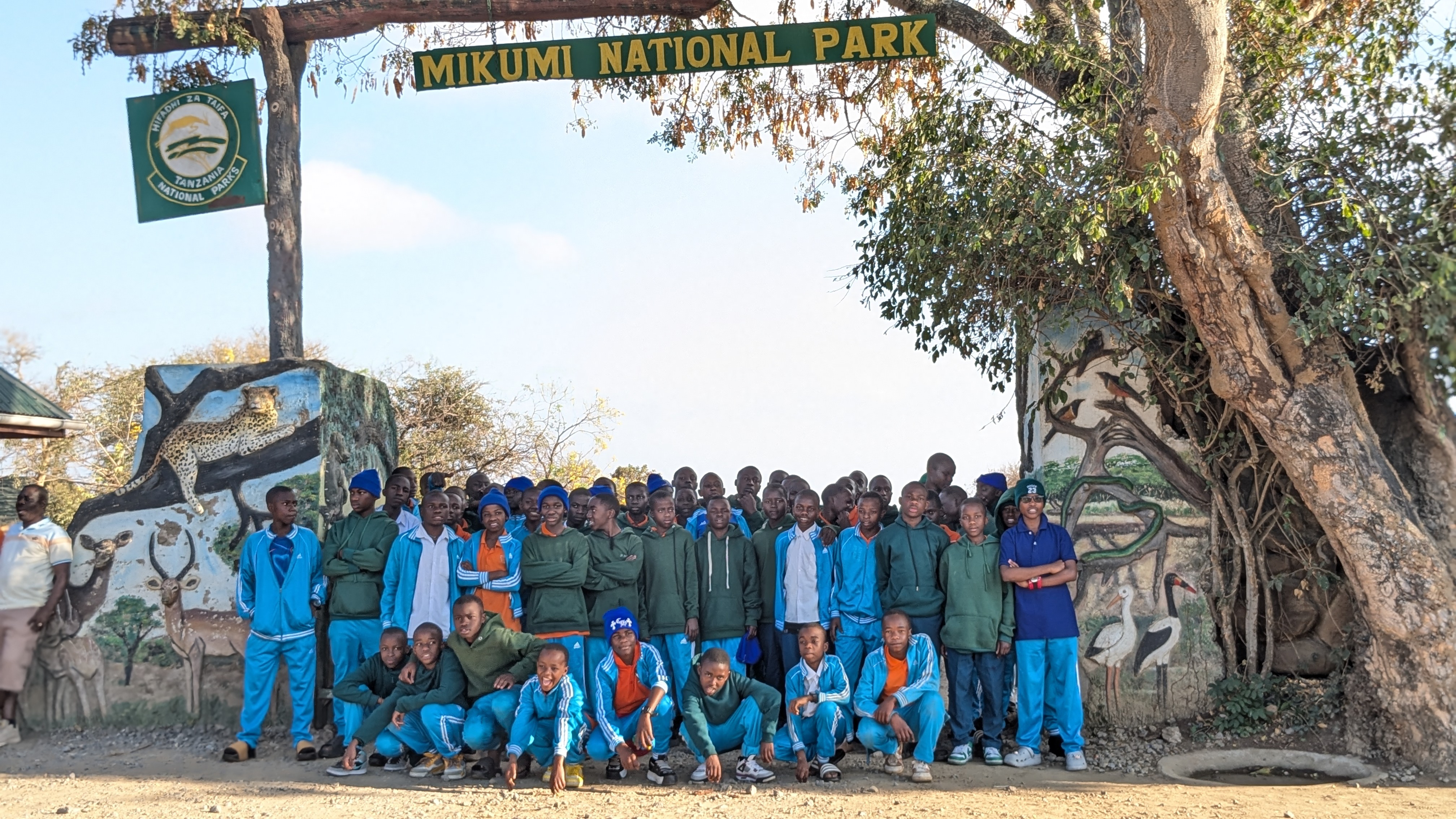 Form 2 and Form 4 boys group picture